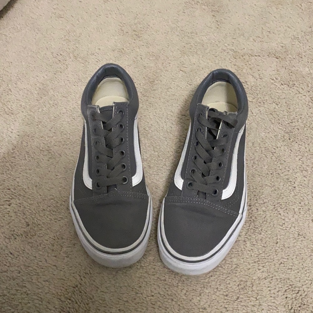 Grey Old School Vans